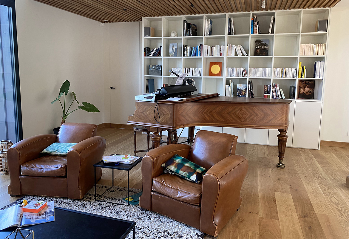 Bibliothèque sur mesure / armoire intégrée / Mdf brut à peindre